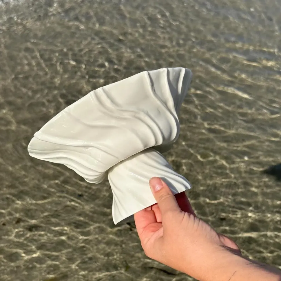 Atelier Marée Tidevands Skålopsats Hvid