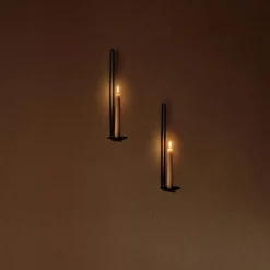 Audo Copenhagen Clip Wall Candle Holder Black