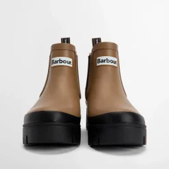 Barbour Halton Ankle Wellingtons Military Brown/Black