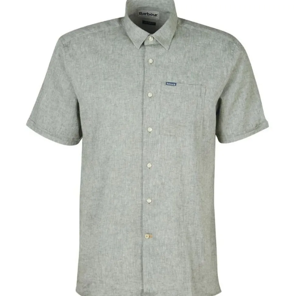 Barbour Nelson Regular SS Shirt Olive