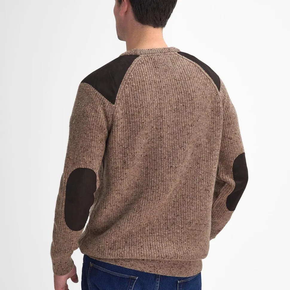 Barbour Raisthorpe Crew Neck Jumper Stone
