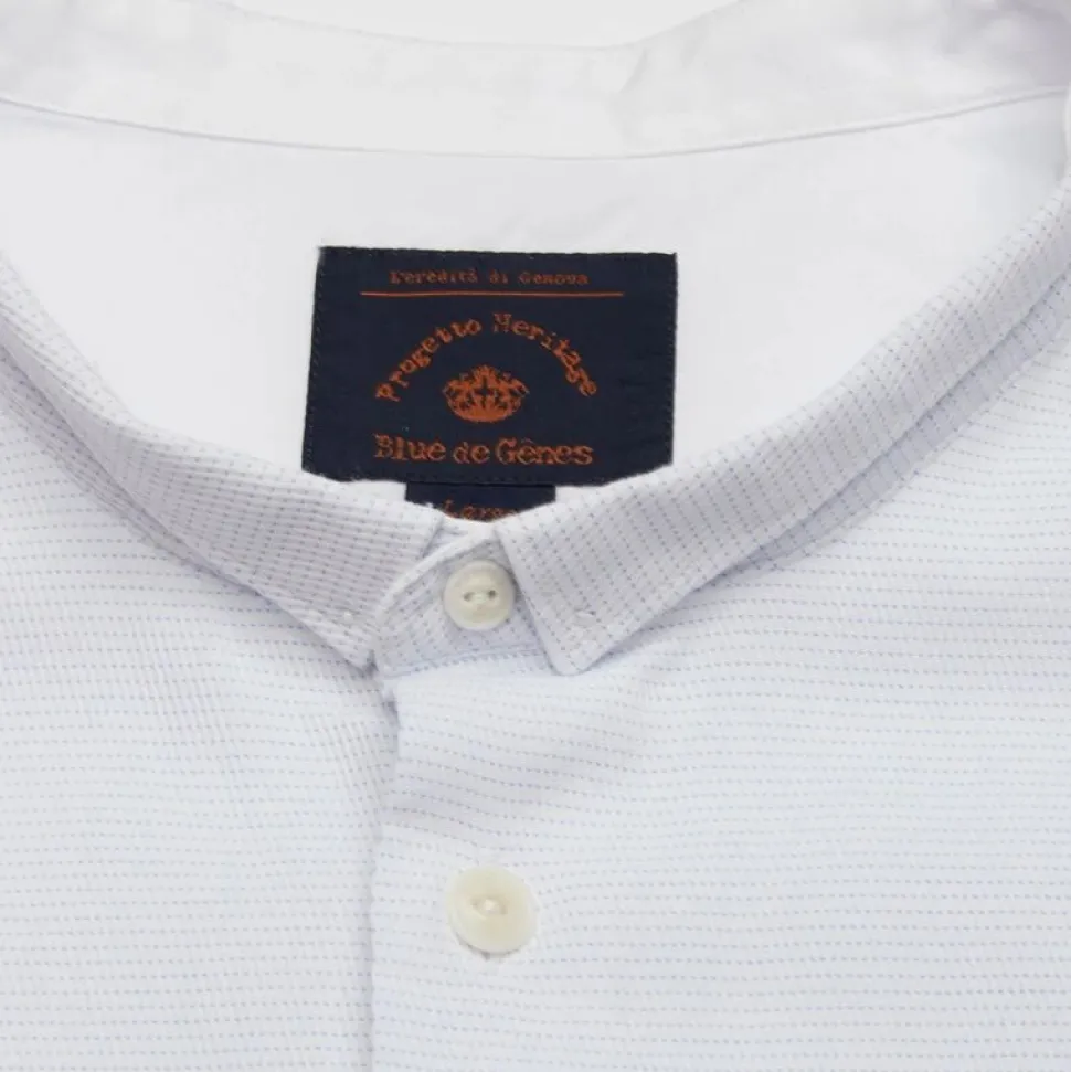 Blue De Génes Basso Dob Shirt Blue Water
