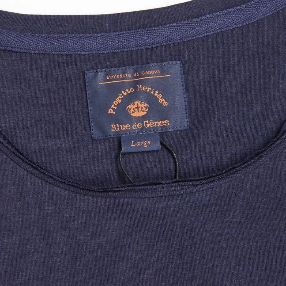 Blue De Gênes Sagi Nuovo T-Shirt Dark Navy