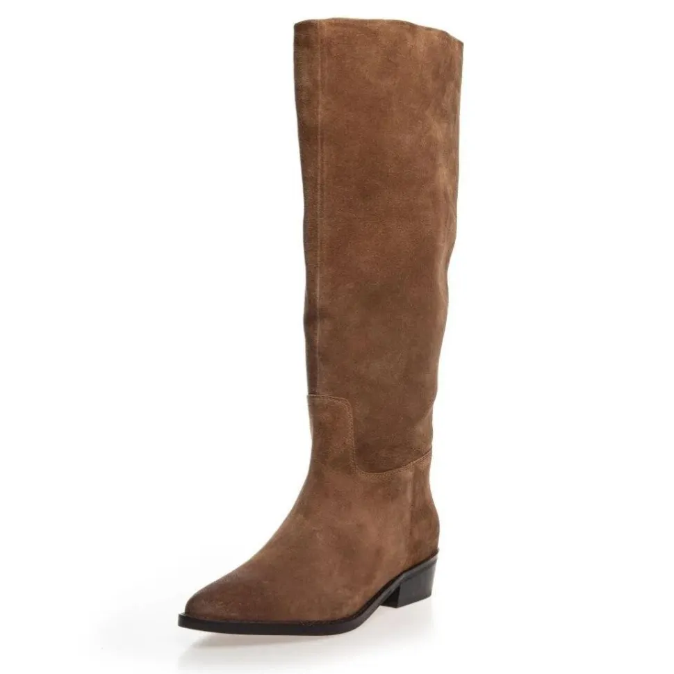 Copenhagen Shoes The Note Boot Cognac Suede