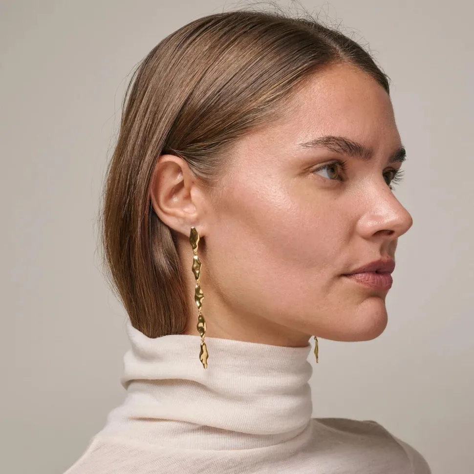 Enamel Copenhagen Earrings India Gold-Plated
