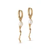 Enamel Copenhagen Hoops Elea Gold-Plated