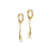 Enamel Copenhagen Hoops May Gold-Plated