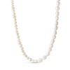 Enamel Copenhagen Necklace Pearlie Gold-Plated