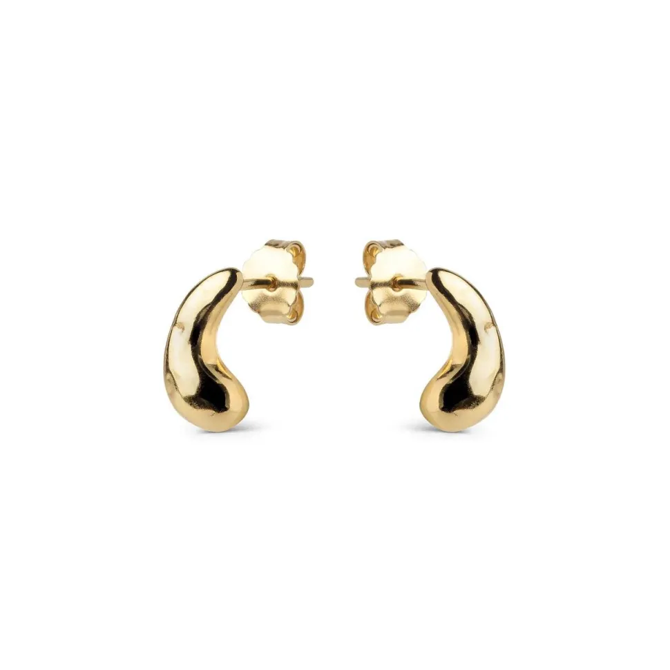 Enamel Copenhagen Studs Nima Gold-Plated