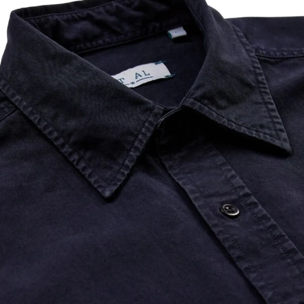 ET AL Erten Long Sleeve Shirt Navy