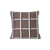 Ferm Living Salon Cushion Checked Taupe