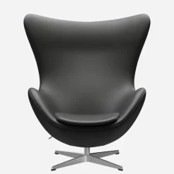 Fritz Hansen 3316 Ægget Sort Essential Læder