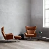 Fritz Hansen 4210 Oksen Fodskammel Essential Læder