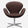 Fritz Hansen 3320 Svanen Embrace Læder