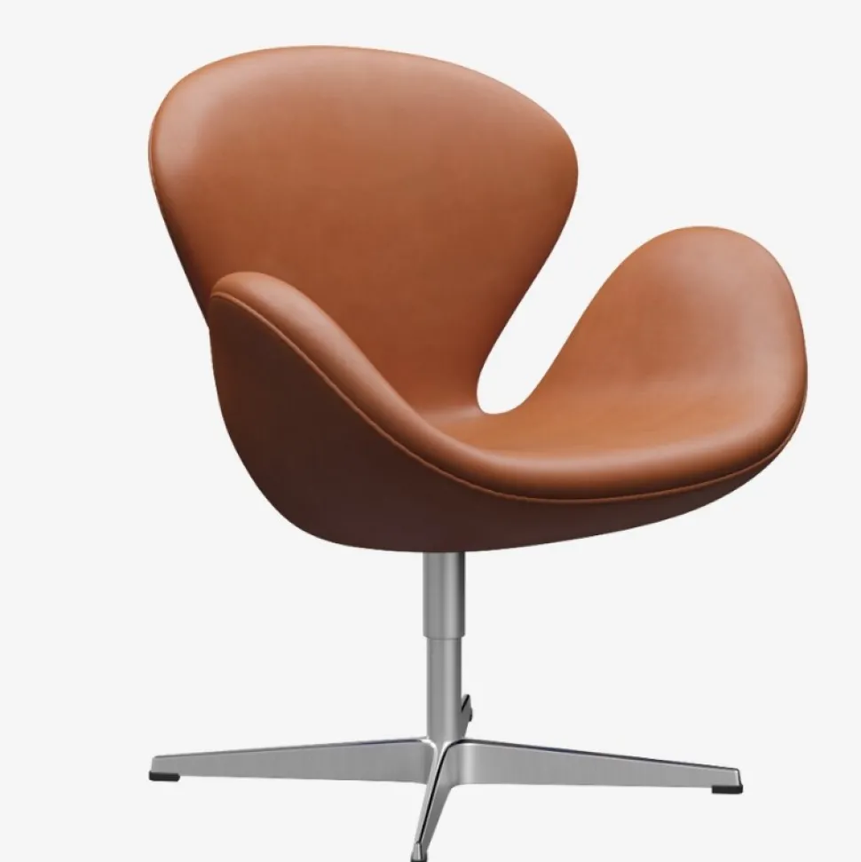 Fritz Hansen 3320 Svanen Grace Læder