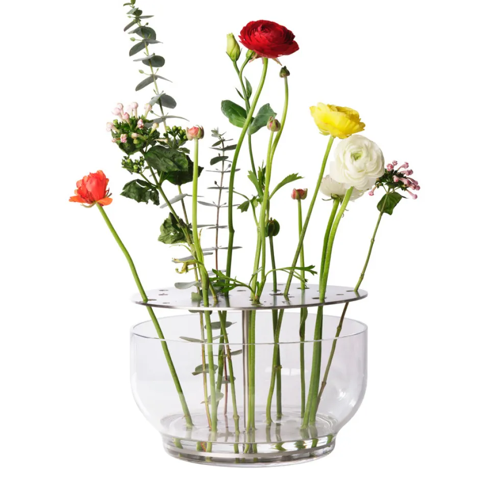 Fritz Hansen Ikebana Vase Stainless Steel Large