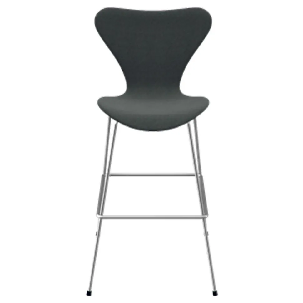 Fritz Hansen Serie 7 Lav Barstol Fuldpolstret Stof