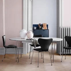 Fritz Hansen Super-Ellipse Bord Med Udtræk B619