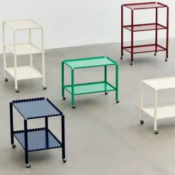 Hay Arcs Trolley Low Steel Blue