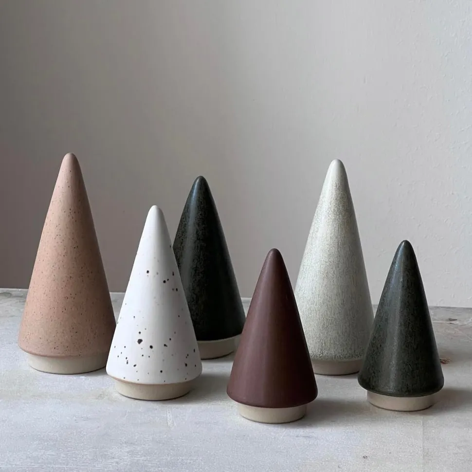 Julie Damhus Studio Juletræ Flat White (Lille, Mellem, Stor)