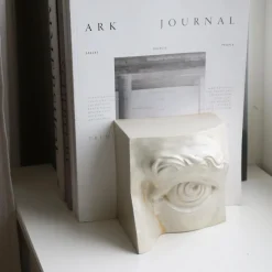 Laoru Laoru Bookend Left Eye Antique White