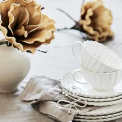 Lene Bjerre Design Camille Cup Off White