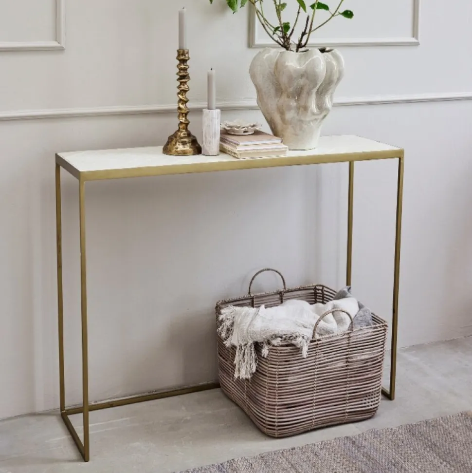Lene Bjerre Design Harper Basket Set Nature/Grey