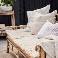 Lene Bjerre Design Ivenne Mattress Ochre/Linen Large