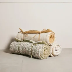 Lene Bjerre Design Ivillia Mattress Ochre/Rose Dust Large