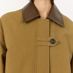 Leveté Room Maggie 2 Coat Dark Green