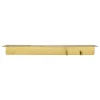 Meraki Bottle Hanger With Hooks Brushed Brass