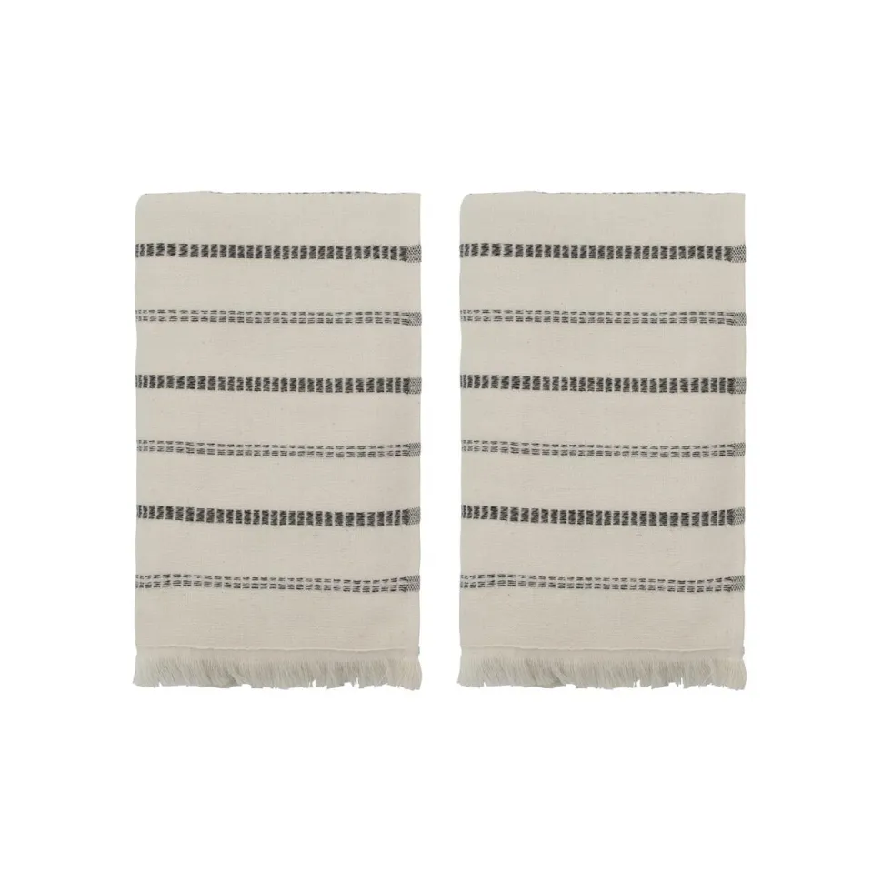 Meraki Towels True Off-White/Black