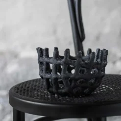 Mette Ditmer Art Piece Braided Bowl Black