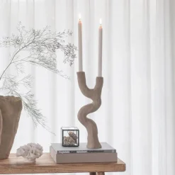 Mette Ditmer Art Piece Candleholder Sand