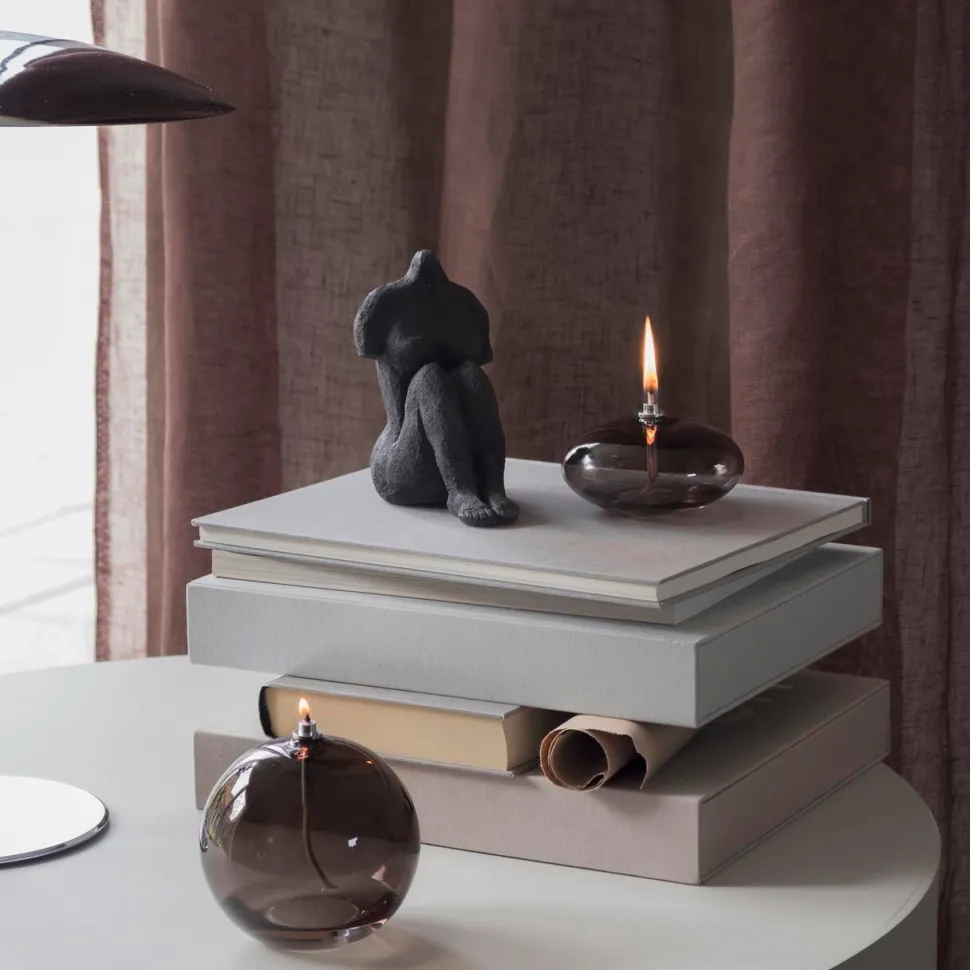 Mette Ditmer Aura Oil Lamp Smoke Grey Medium