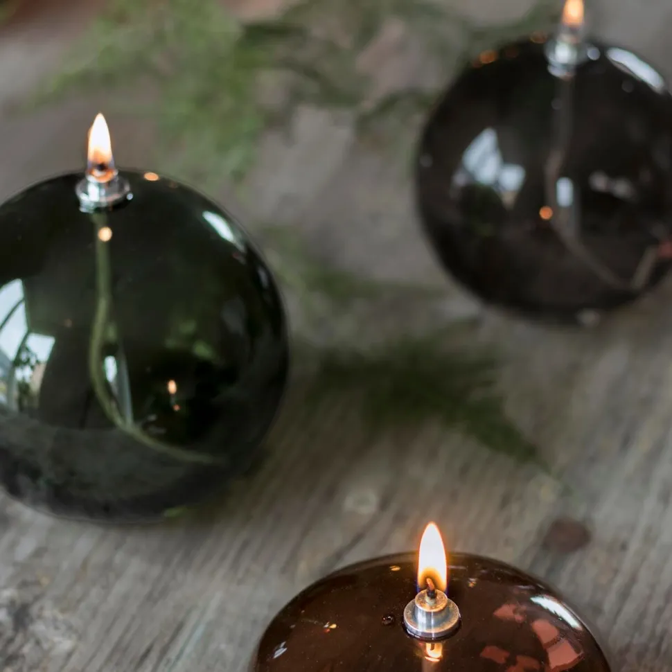 Mette Ditmer Aura Oil Lamp Smoke Grey Medium