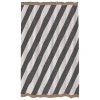 Mette Ditmer Diagonal Shower Curtain Dark Grey