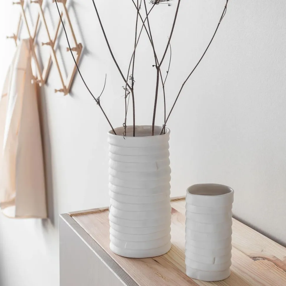Mette Ditmer Ribbon Vase Off-White Large