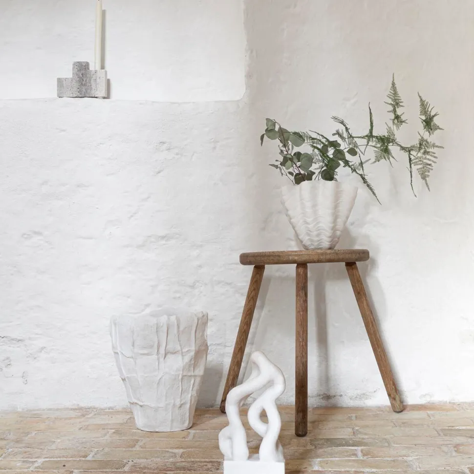 Mette Ditmer Shell Vase Off-White Small