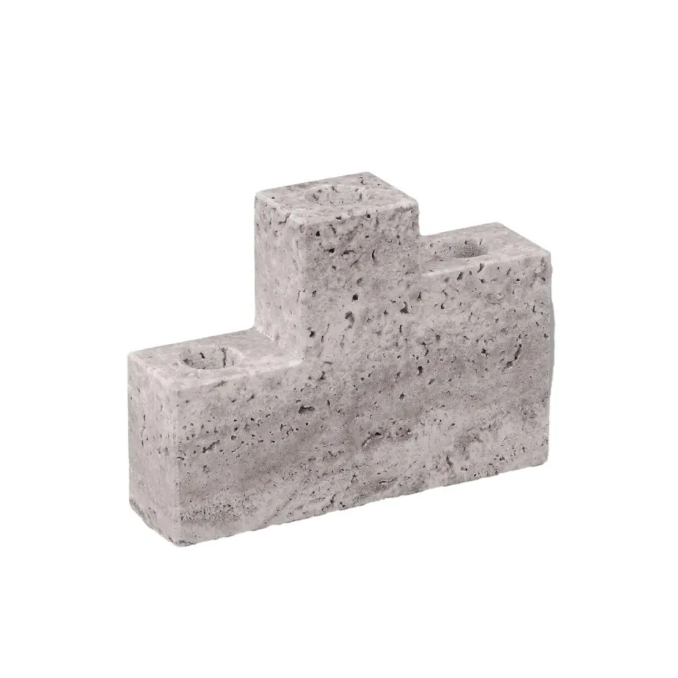 Mette Ditmer Step Trio Candleholder Chalk