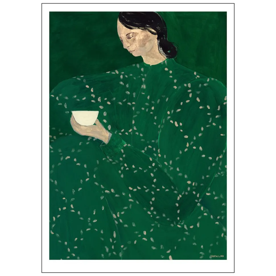 Poster & Frame Coffee Alone At Place De Clichy 50x70 cm