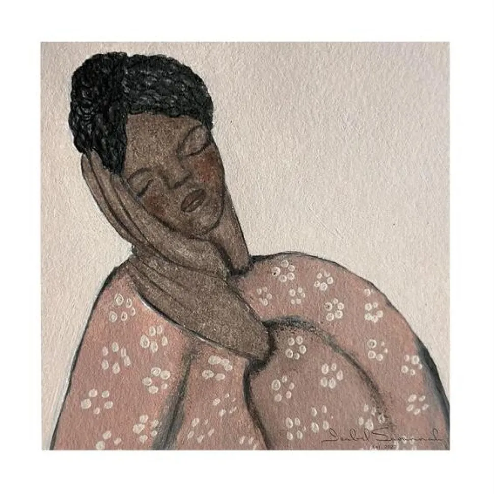 Poster & Frame Just A Little Nap 50x50 cm