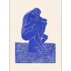Poster & Frame Maliv - One + One = Three Blue 50x70 cm