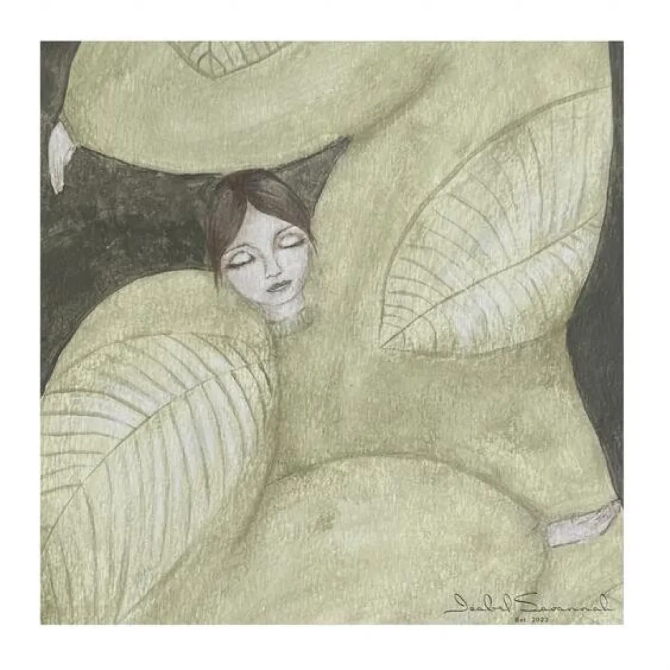 Poster & Frame My Dress Of Leaves 50x50 cm