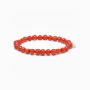 Soï Krystal Armbånd Rød Jade Large