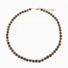 Soï Krystal Halskæde Tiger Eye