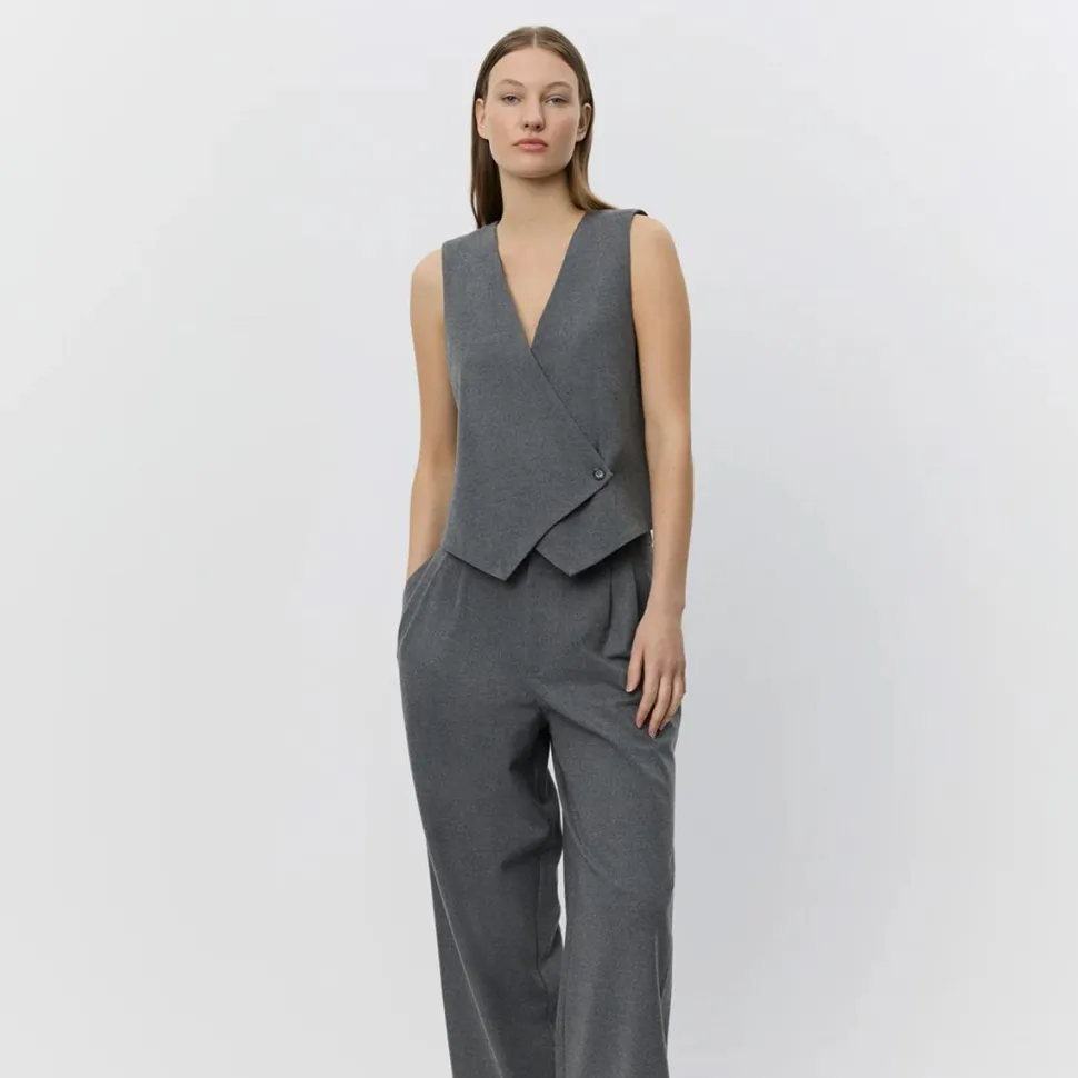 Sofie Schnoor VirginiaSW Vest Grey Melange