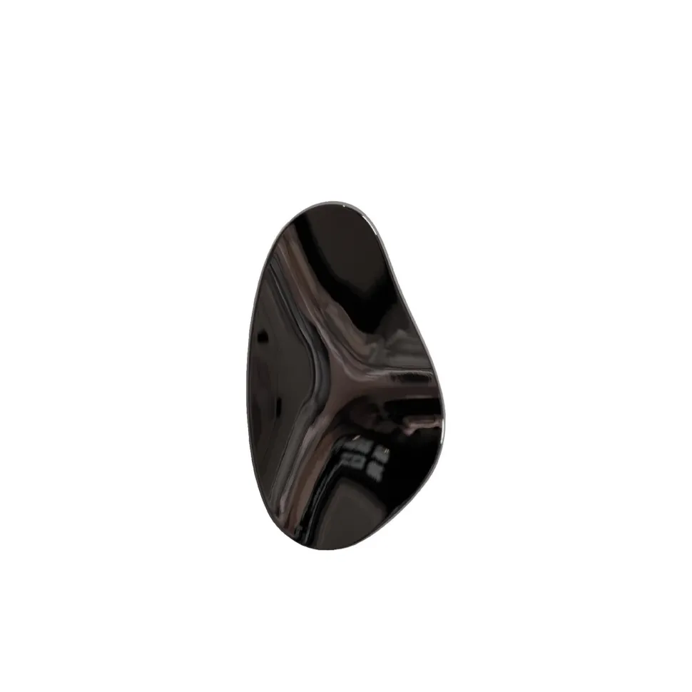 Specktrum Amalia Oblong Hook Black Chrome Small
