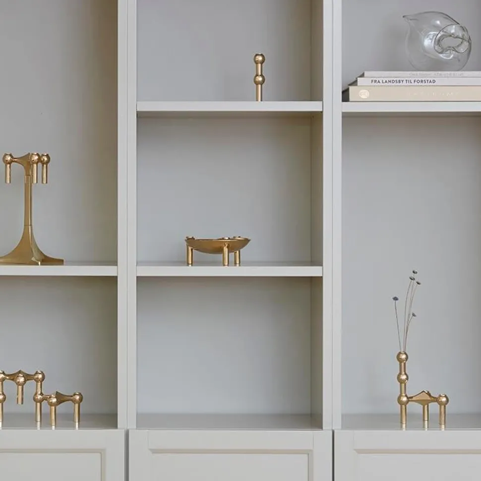 STOFF Nagel Vase Solid Brass