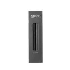 STOFF Stearinlys Sort